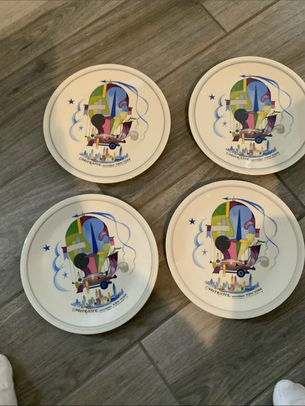 Villeroy & Boch Multicolor Decorative salad Plates - Set of 4
